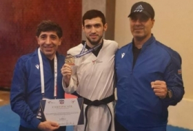 Taekwondista azerbaiyano gana la medalla de oro en la Copa Presidente de Estambul