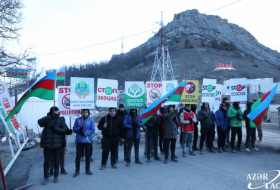   La protesta pacífica de los eco-activistas azerbaiyanos en la carretera Lachin-Khankandi entra en su 56 día  
