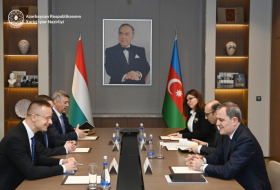   El canciller de Azerbaiyán informa a su homólogo húngaro sobre la situación en la carretera de Lachin  