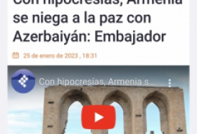   La prensa mexicana pone de manifiesto una vez más las calumnias de la parte armenia  