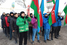   La protesta pacífica de los ecoactivistas azerbaiyanos en la carretera Lachin-Khankandi entra en su 78º día  