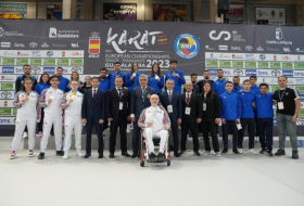 Los karatecas azerbaiyanos ganan 8 medallas en el campeonato de Europa