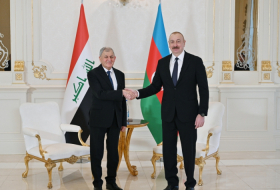   Presidente azerbaiyano se reúne con su homólogo iraquí  