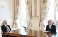  Presidente Ilham Aliyev recibe al representante especial designado para el distrito de Lachin 