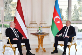  Los presidentes de Azerbaiyán y Letonia se reunieron 