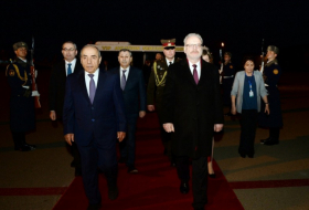  Presidente de Letonia se encuentra en Bakú 
