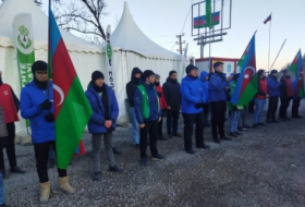   La protesta pacífica de los ecoactivistas azerbaiyanos en la carretera Lachin-Khankandi entra en su 89º día  