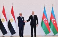  Presidente egipcio hace una llamada telefónica al presidente de Azerbaiyán 
