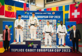 La selección nacional de jóvenes judokas de Azerbaiyán se convirtió en campeón de la Copa de Europa