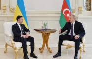     Zelensky felicitó a Ilham Aliyev  : 