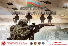   El Ministerio de Defensa de Türkiye felicitó a Azerbaiyán  