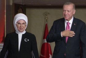   En Bakú se celebra la recepción oficial en honor del presidente turco Recep Tayyip Erdogan y la primera dama Emine Erdogan  