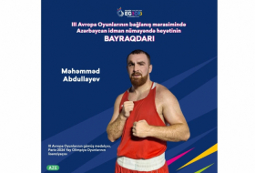 Se conoce el abanderado de Azerbaiyán en la ceremonia de clausura de los Juegos Europeos