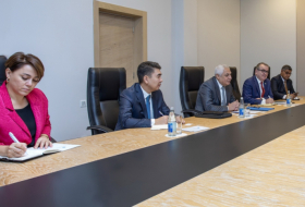 Ministro de Energía de Azerbaiyán se reúne con el director general de la Corporación Islámica de Seguros de Inversiones y Créditos a la Exportación
