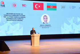  Bakú acoge el Foro de Inversiones Azerbaiyano-Turco 