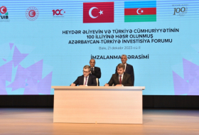  Azerbaiyán y Türkiye firmaron varios documentos  