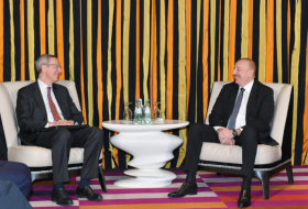   Presidente de Azerbaiyán se reunió con el Director General de la Asociación Empresarial del Este de Alemania  