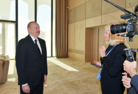  El Presidente Ilham Aliyev concedió una entrevista al canal de televisión 