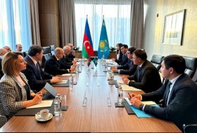  Ministro de Energía de Azerbaiyán se reúne con su homólogo kazajo 