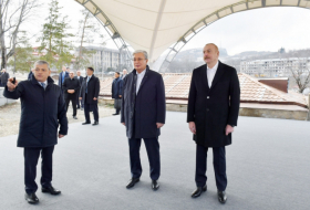  Los presidentes efectuaron visita a Shusha - FOTOS - ACTUALIZADO 