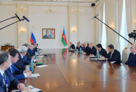  Ilham Aliyev se reunió con Mishustin-  Actualizado  