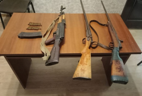  En Khankendi se encontraron muchas armas y municiones 
