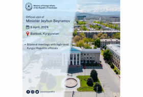  El Canciller de Azerbaiyán parte rumbo a Kirguistán en visita oficial 