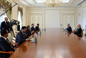   Presidente de Azerbaiyán recibe al Presidente del Senado del Parlamento de Malasia  