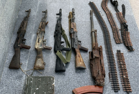   Se encuentran armas y municiones en Zangilan  