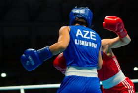 La boxeadora azerbaiyana derrota a su rival armenio en el Campeonato de Europa celebrado en Serbia