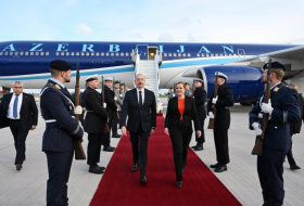   Presidente Ilham Aliyev llega a Alemania para una visita de trabajo  