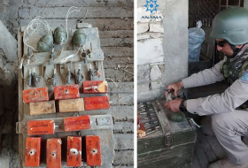   Se encuentra gran cantidad de munición militar en una granja del distrito de Khojavand  