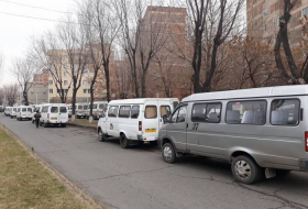 Los conductores armenios organizan la acción de protesta
