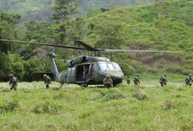 Accidente de un helicóptero militar deja 10 muertos en Colombia