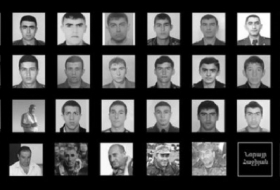 Los militares armenios matados en las luchas de abril