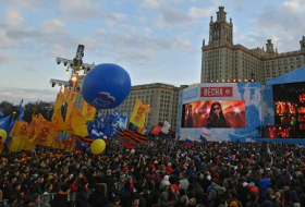 Festival para conmemorar la reunificación con Crimea congrega a 150.000 personas en Moscú