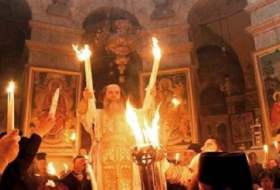 Hoy a Bakú entregarán  el fuego beneficioso de Jerusalen 
