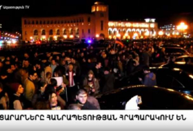 Miles de personas en  Armenia seguirán las acciones arrancadas desde el día de ayer sentadas