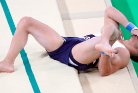 La dolorosa lesión del gimnasta francés en Río.